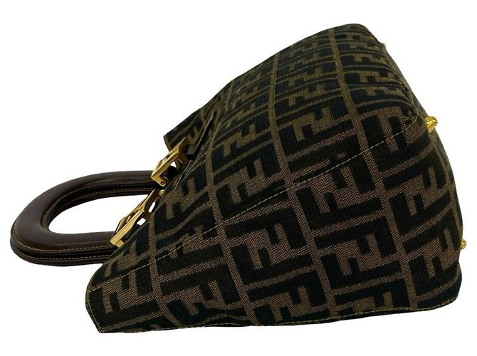 FENDI Vintage Zucca Pattern Handbag - view 5