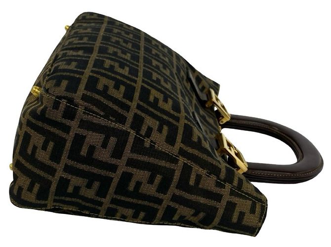 FENDI Vintage Zucca Pattern Handbag - view 6
