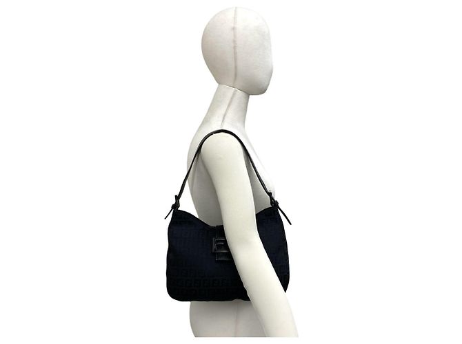 Fendi Vintage Schultertasche Zucchino-Muster - Ansicht 2