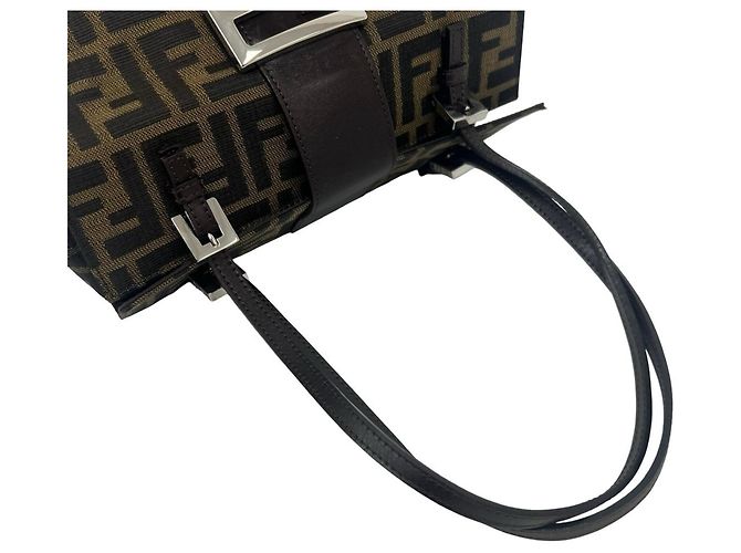 FENDI Vintage Zucca FF Pattern Tote Handbag - view 4