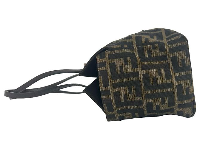 FENDI Vintage Zucca FF Pattern Tote Handbag - view 5