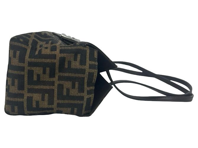 FENDI Vintage Zucca FF Pattern Tote Handbag - view 6
