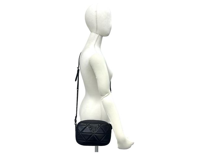 Prada Quilted Leather Mini Shoulder Bag - view 2