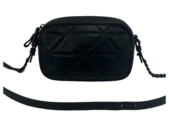 Prada Quilted Leather Mini Shoulder Bag - view 3