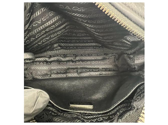 Prada Quilted Leather Mini Shoulder Bag - view 9