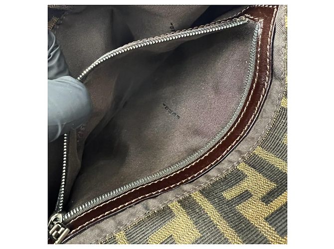 Fendi Vintage Handtasche mit Zucca-Muster - Ansicht 10