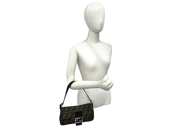 Fendi Vintage Handtasche mit Zucca-Muster - Ansicht 2