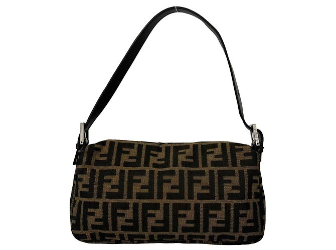 Fendi Vintage Handtasche mit Zucca-Muster - Ansicht 3