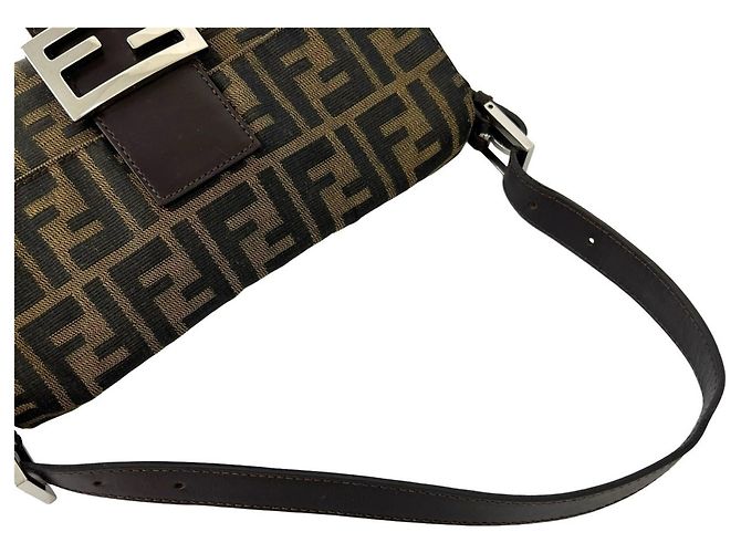 Fendi Vintage Handtasche mit Zucca-Muster - Ansicht 4