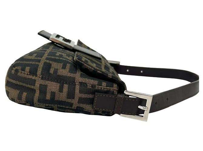 Fendi Vintage Handtasche mit Zucca-Muster - Ansicht 6