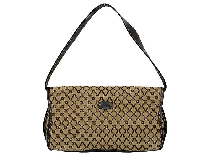 Céline Celine Vintage Macadam Blazon Pattern Schultertasche - Ansicht 3