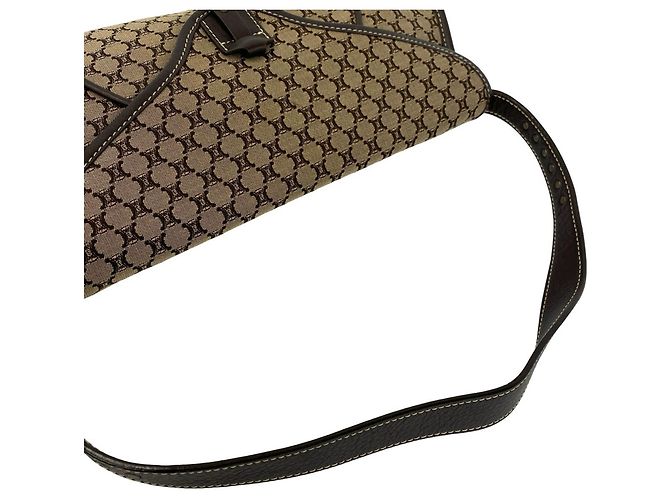 Céline Celine Vintage Macadam Blazon Pattern Schultertasche - Ansicht 4