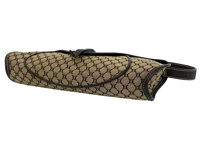 Céline Celine Vintage Macadam Blazon Pattern Schultertasche - Ansicht 8