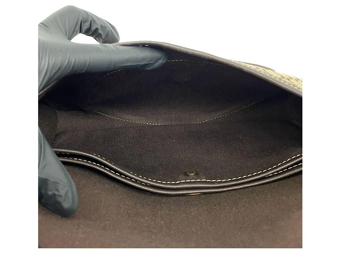Céline Celine Vintage Macadam Blazon Pattern Schultertasche - Ansicht 9