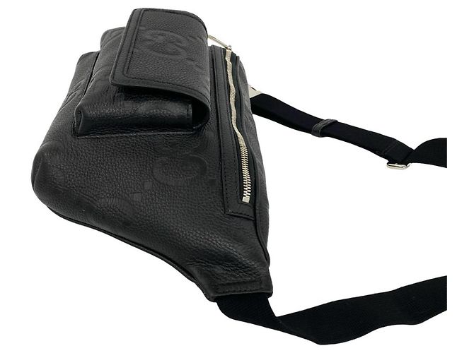 Bolsa de couro com estampa Jumbo GG da Gucci - vista 6