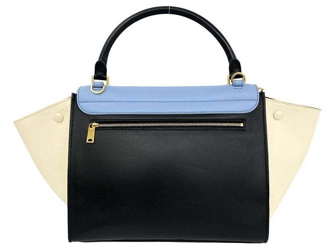 Céline Celine Trapeze Medium Handtasche aus tricolor Leder - Ansicht 3