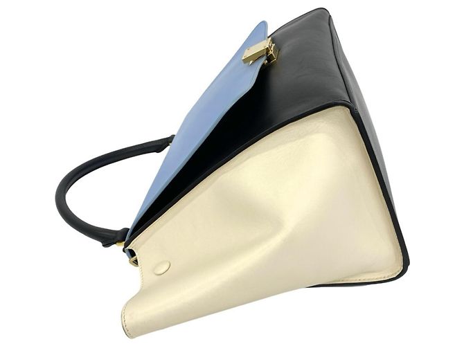 Céline Celine Trapeze Medium Handtasche aus tricolor Leder - Ansicht 5