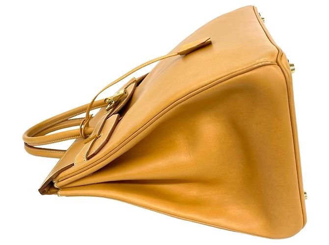 Hermès Sac à main Hermes Birkin 40 en cuir marron - vue 5