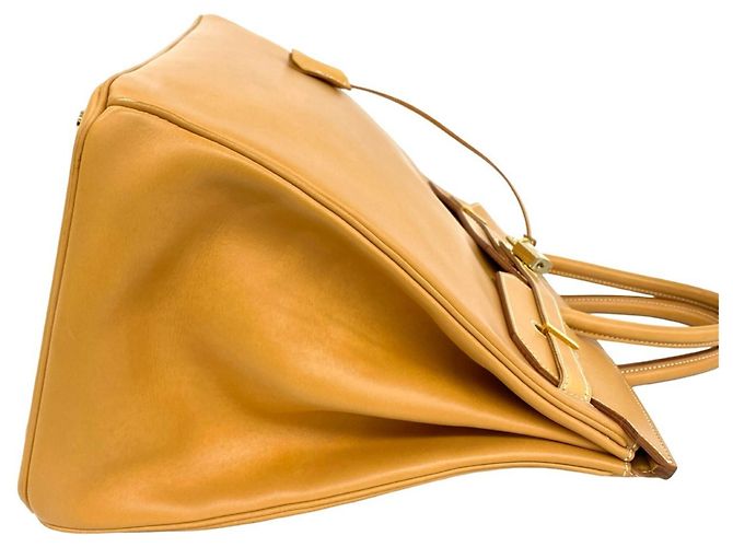 Hermès Sac à main Hermes Birkin 40 en cuir marron - vue 6