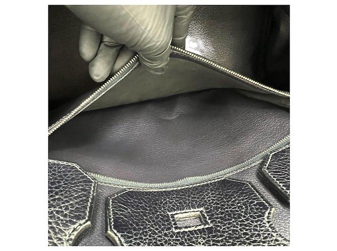 Hermès Sac à main Hermes Birkin 35 en Blue Indigo - vue 10