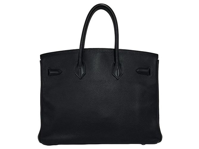 Hermès Sac à main Hermes Birkin 35 en Blue Indigo - vue 3
