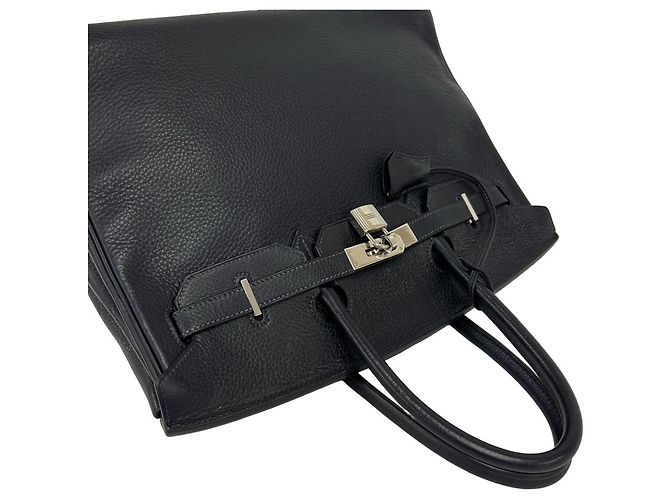 Hermès Sac à main Hermes Birkin 35 en Blue Indigo - vue 4