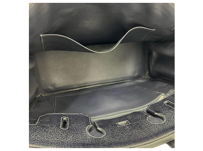 Hermès Sac à main Hermes Birkin 35 en Blue Indigo - vue 9