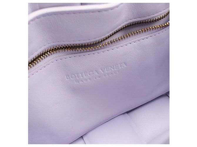 Borsa a tracolla in pelle viola Bottega Veneta - vista 4