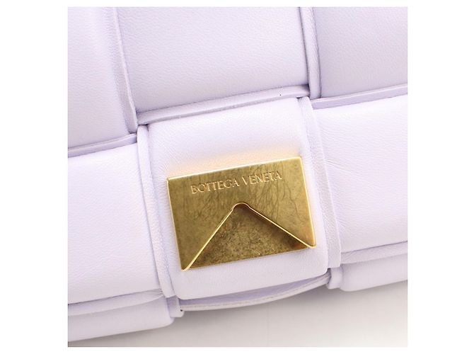 Borsa a tracolla in pelle viola Bottega Veneta - vista 5