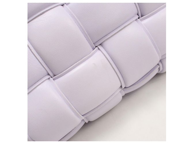 Borsa a tracolla in pelle viola Bottega Veneta - vista 7