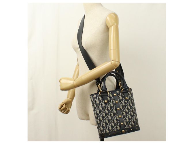 Bolsa Christian Dior Navy - vista 8