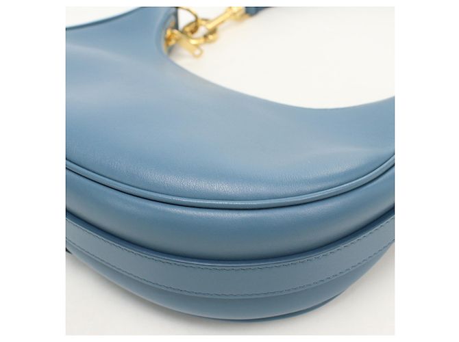 Céline Borsa a tracolla Celine in pelle blu - vista 6