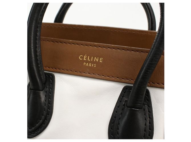 Luggage Céline Borsa a mano Celine in pelle marrone - vista 7