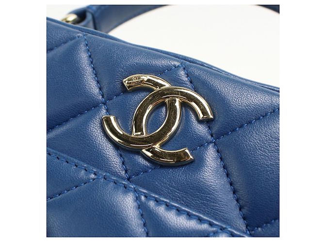 Chanel Matelassé Blue Handtasche - Ansicht 8