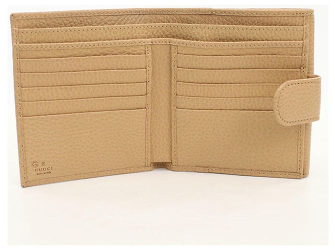 Gucci Bi-Fold Wallet in Beige - view 3