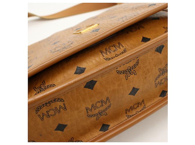 Sac à bandoulière MCM pour homme, marron - vue 9