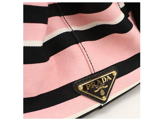 Saco Tote Prada B1877B rosa em lona - vista 5