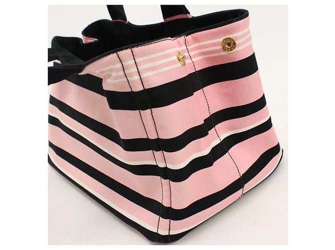 Saco Tote Prada B1877B rosa em lona - vista 8