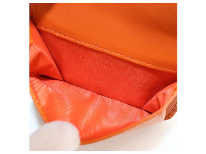 Carteira Prada Tri-fold em Orange - vista 5