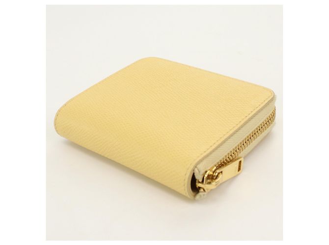 Céline Celine Yellow Bi-fold Wallet - view 2