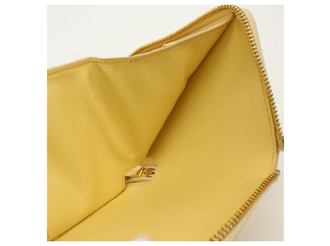 Céline Celine Yellow Bi-fold Wallet - view 4