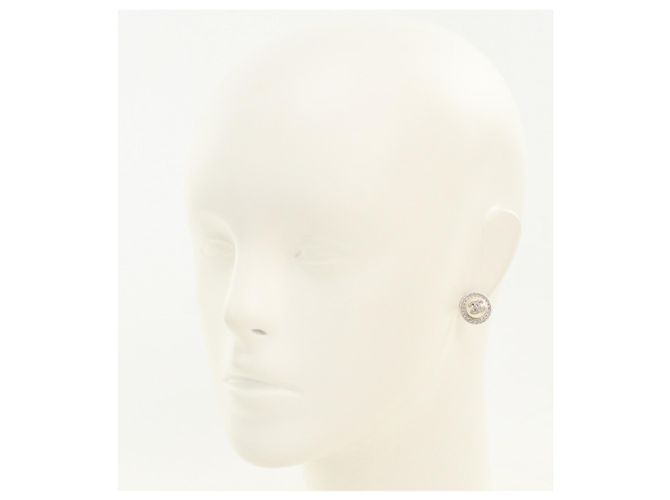 Pendientes de botón Chanel Silver - vista 5