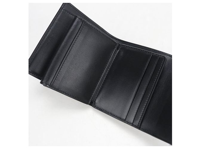 Triomphe Céline Portafoglio Tri-fold Celine in pelle nera - vista 5