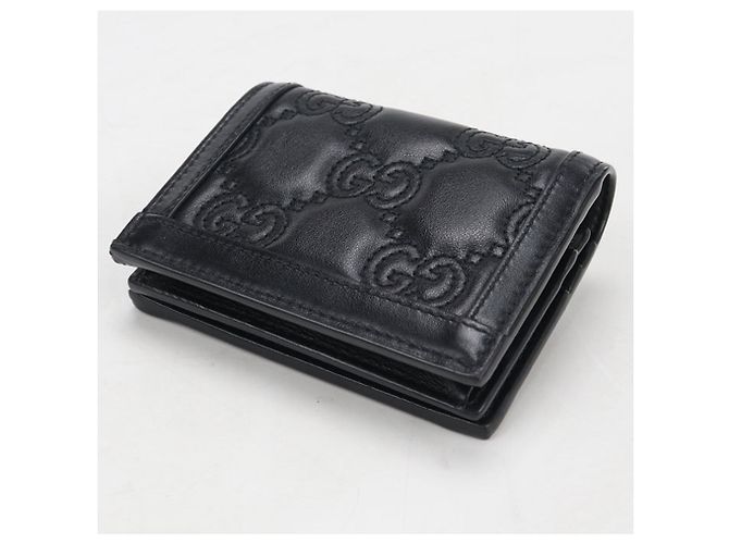Gucci Bi-Fold Wallet in Black Leather - view 2