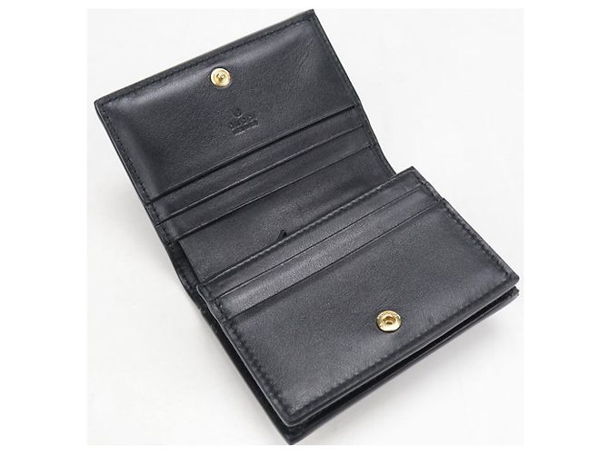 Gucci Bi-Fold Wallet in Black Leather - view 8