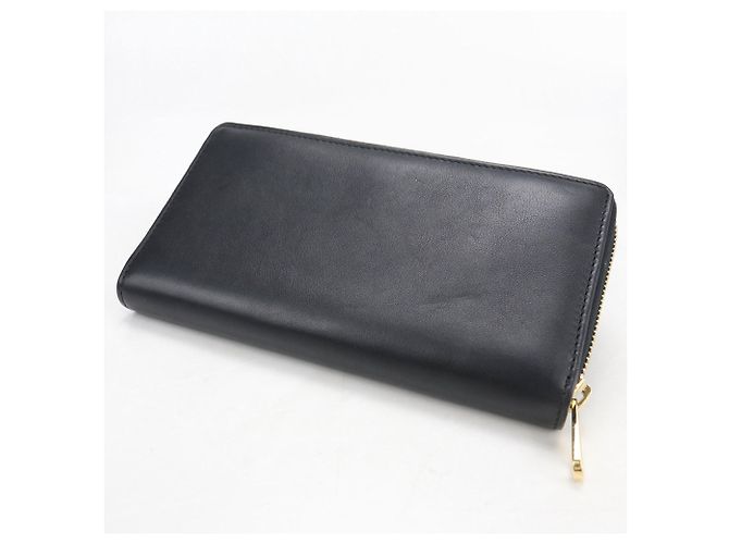 Gucci Black Leather Long Wallet - view 2