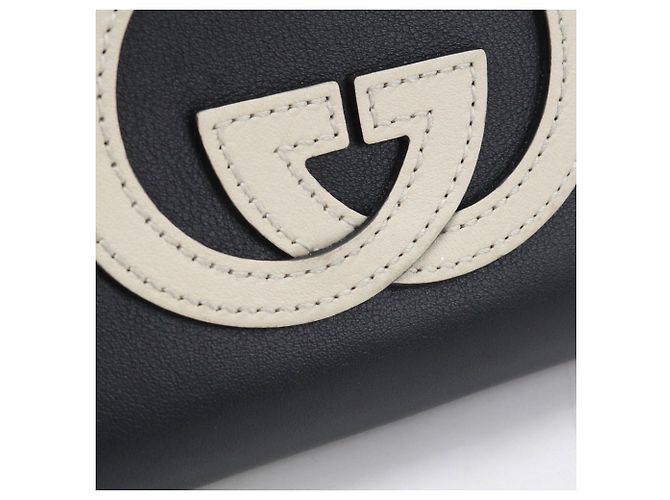 Gucci Black Leather Long Wallet - view 5