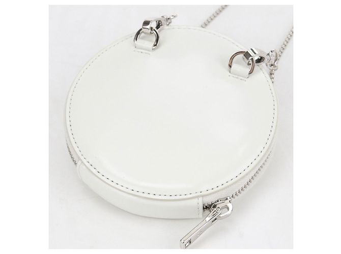 Prada White Leather Shoulder Bag - view 2