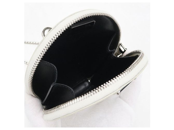 Prada White Leather Shoulder Bag - view 3