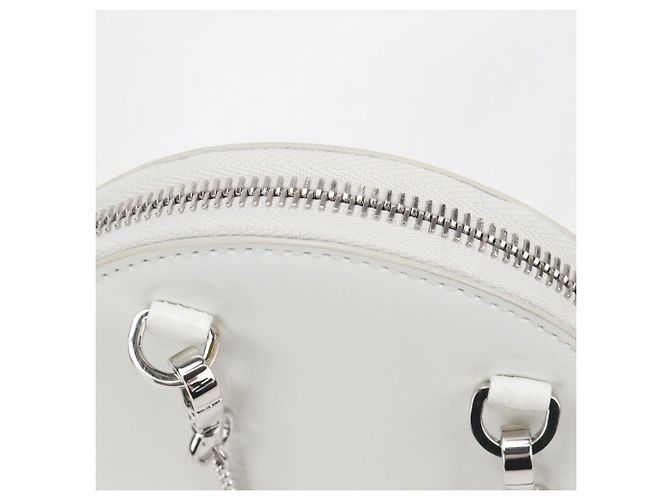 Prada White Leather Shoulder Bag - view 7